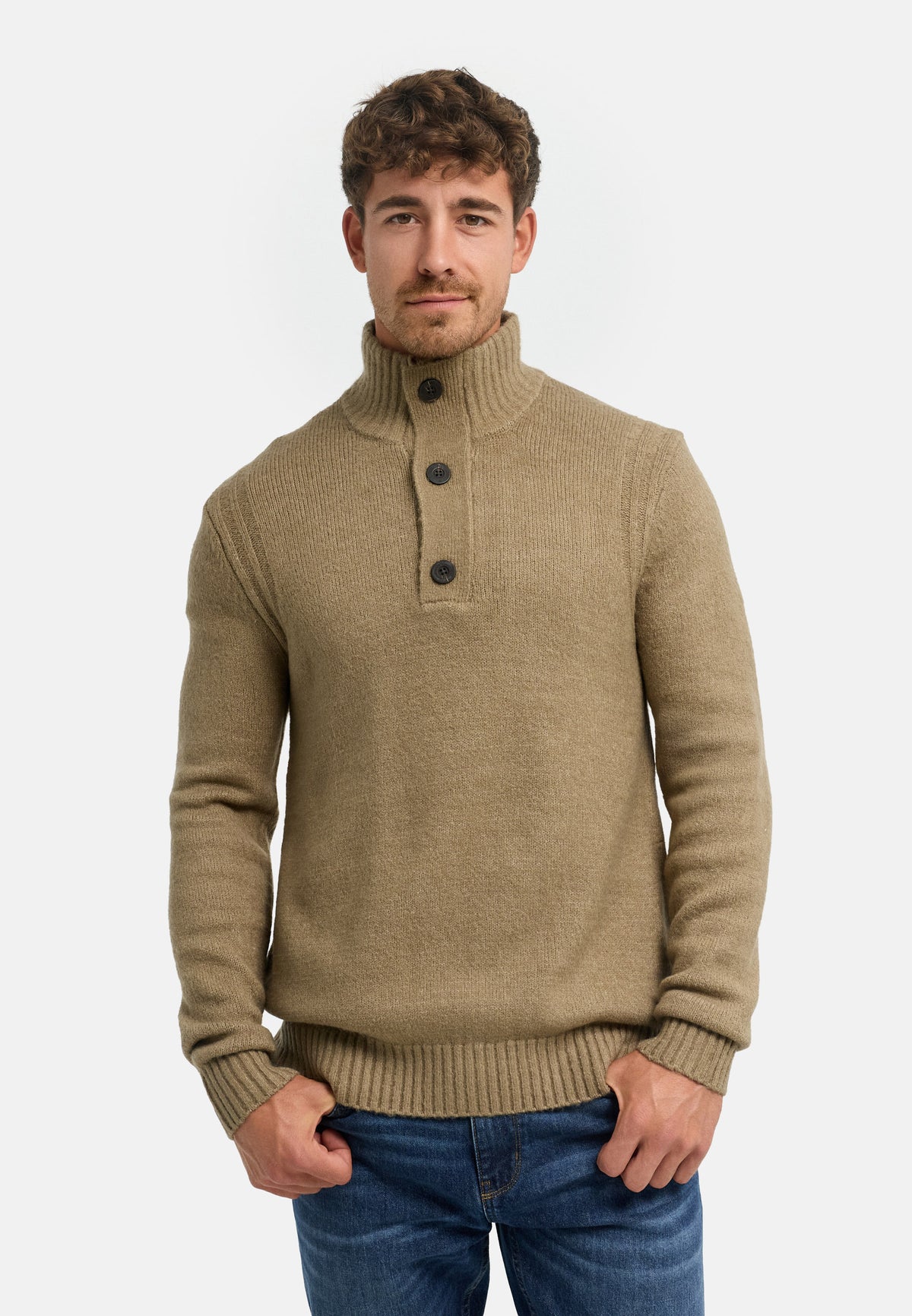 Strickpullover INVest Half placket Produktbild