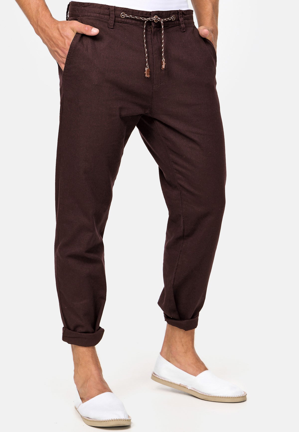 Pantalon en lin Veneto