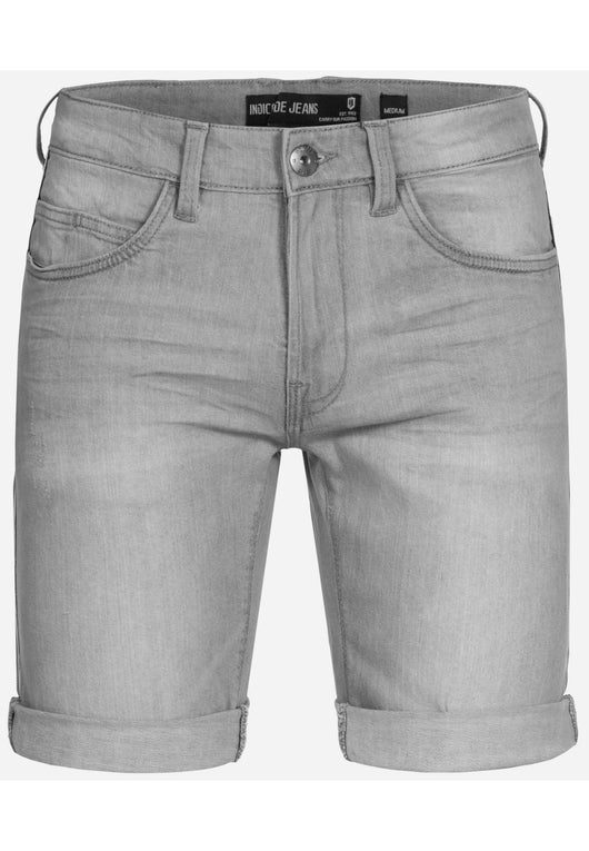 Indicode Men's Fife Jeans Shorts with 5 pockets made of 98% cotton