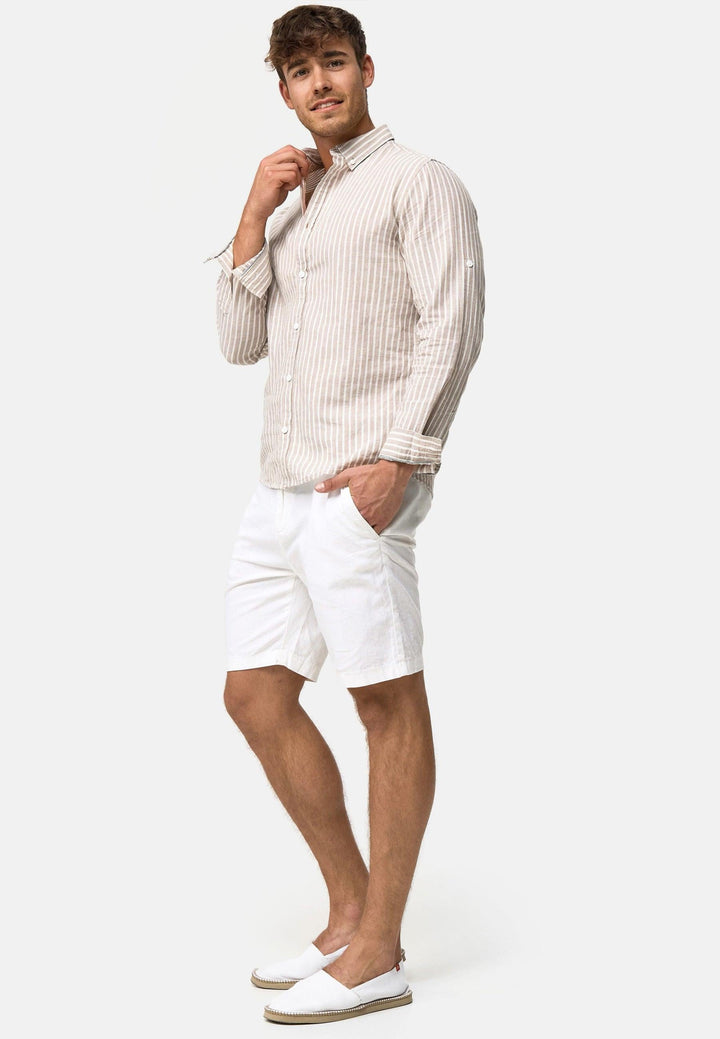 Indicode Herren Brayden Hemd gestreift mit Button-Down-Kragen - INDICODE