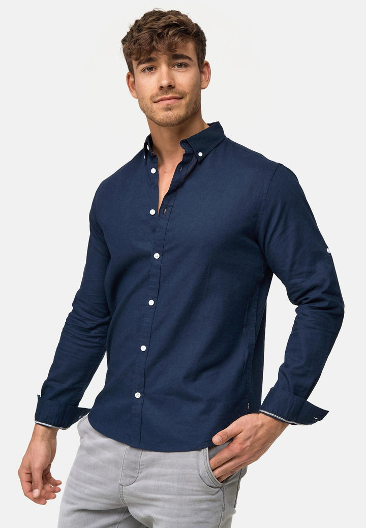 Indicode Herren Brayden Hemd gestreift mit Button-Down-Kragen - INDICODE