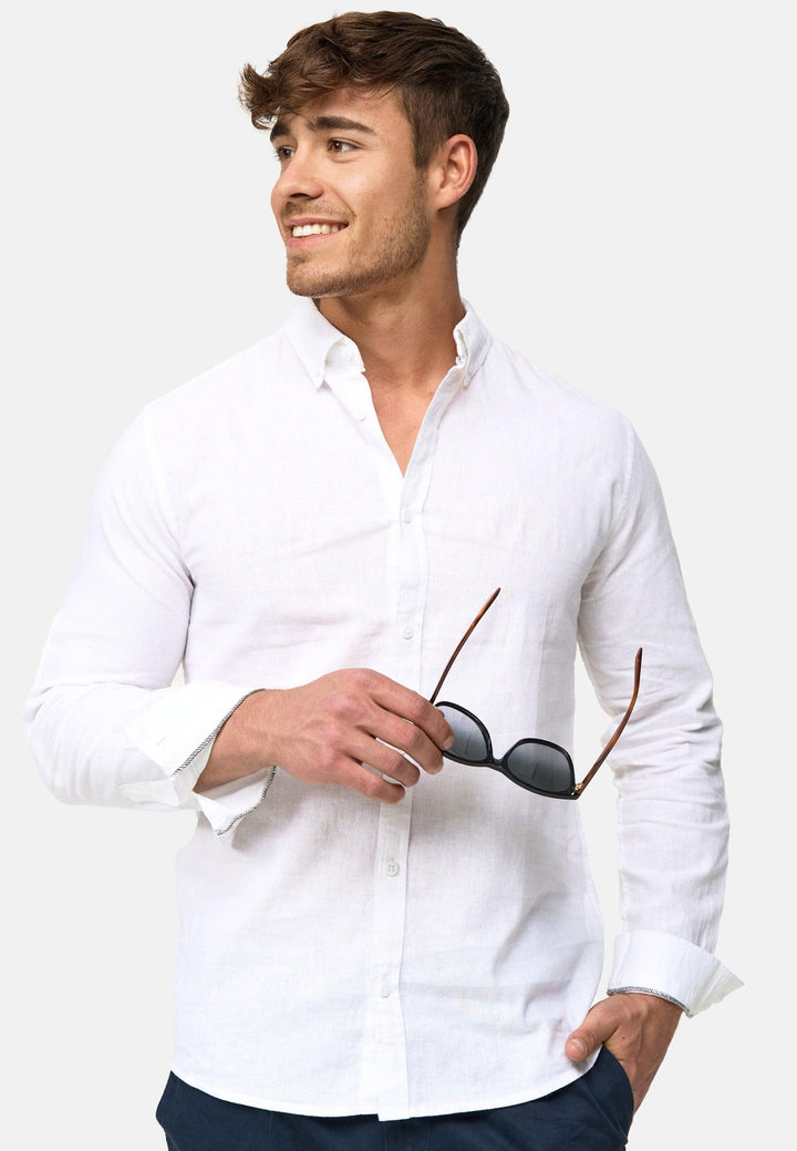 Indicode Herren Brayden Hemd gestreift mit Button-Down-Kragen - INDICODE