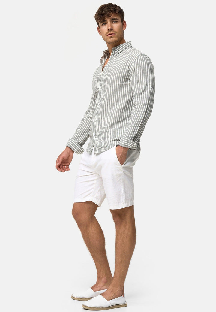 Indicode Herren Brayden Hemd gestreift mit Button-Down-Kragen - INDICODE