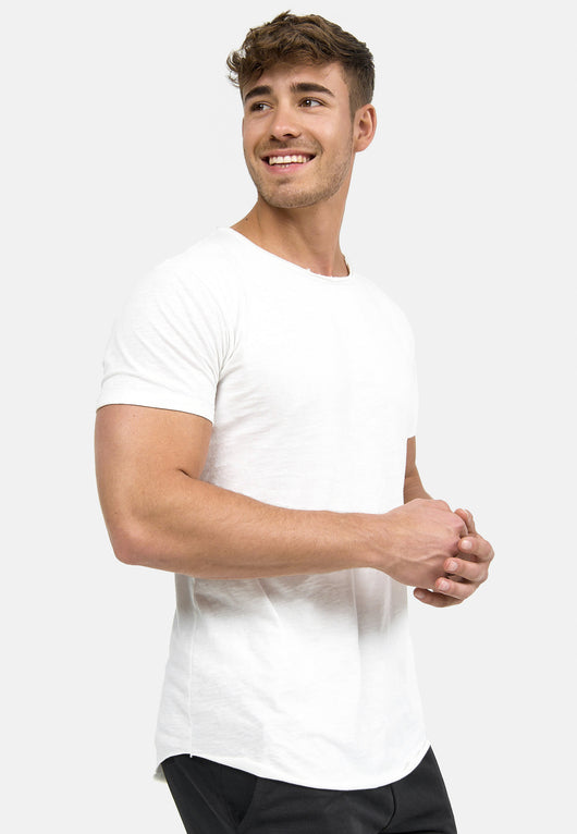 Indicode Men's Willbur Tee Crew Neck T-Shirt Made from 100% Cotton
