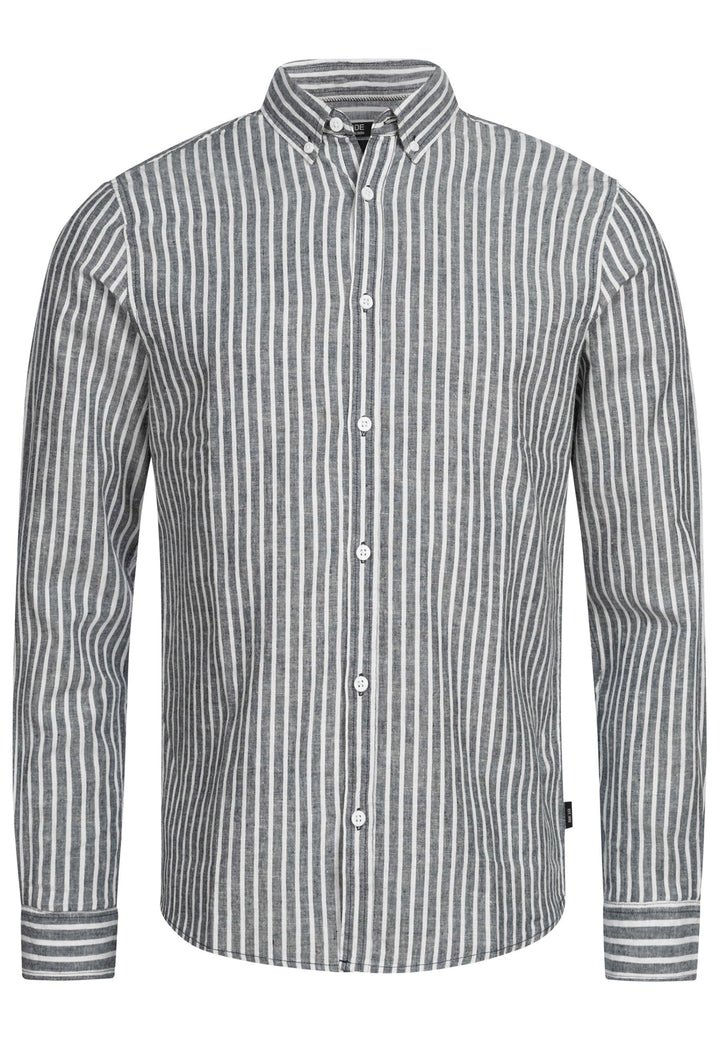 Indicode Herren Brayden Hemd gestreift mit Button-Down-Kragen - INDICODE