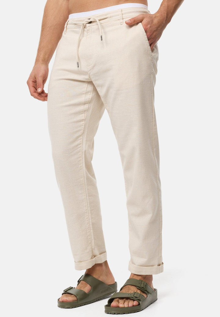 Indicode Herren INClio Stoffhose mit 4 Taschen aus 100% Baumwolle - INDICODE