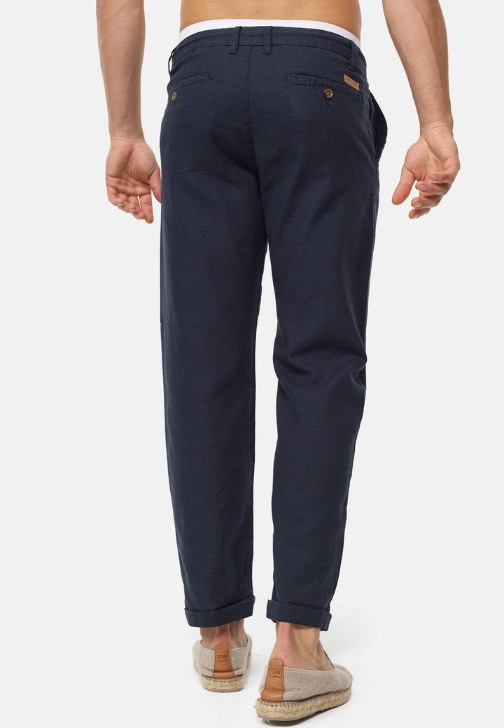 Indicode Herren INClio Stoffhose mit 4 Taschen aus 100% Baumwolle - INDICODE