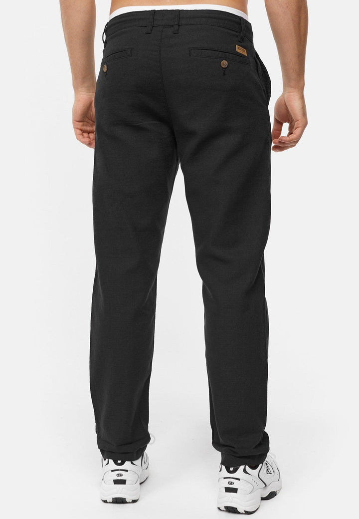 Indicode Herren INClio Stoffhose mit 4 Taschen aus 100% Baumwolle - INDICODE