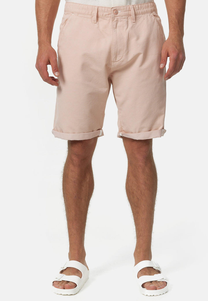 Indicode Herren Acton Chino Shorts mit Kordel-Gürtel aus 100% Baumwolle - INDICODE