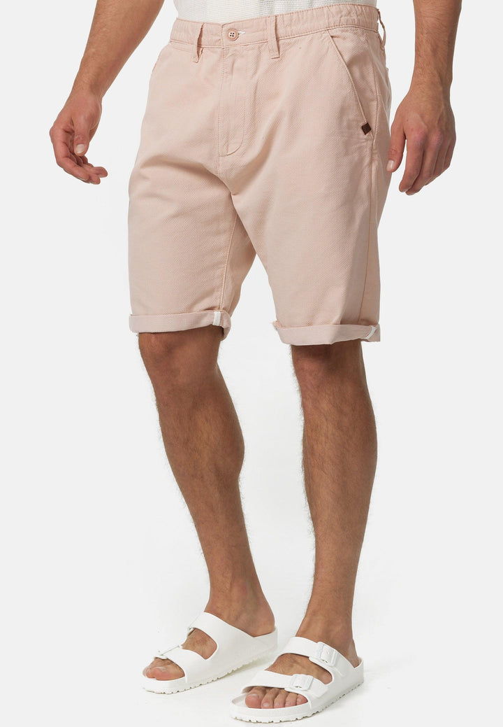 Indicode Herren Acton Chino Shorts mit Kordel-Gürtel aus 100% Baumwolle - INDICODE