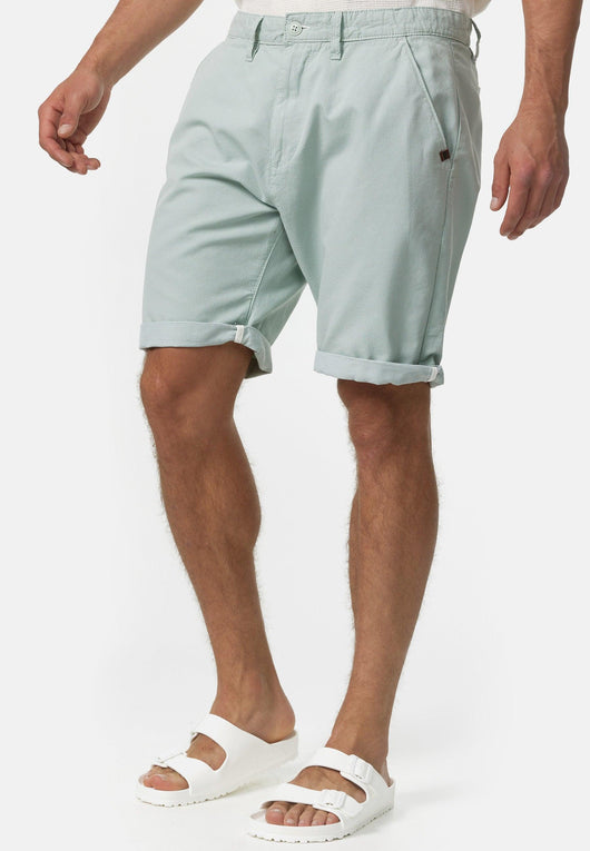 Indicode Herren Acton Chino Shorts mit Kordel-Gürtel aus 100% Baumwolle - INDICODE
