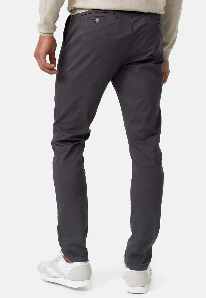 Indicode Herren Cherry Chinohose aus Baumwolle inkl. Gürtel - INDICODE