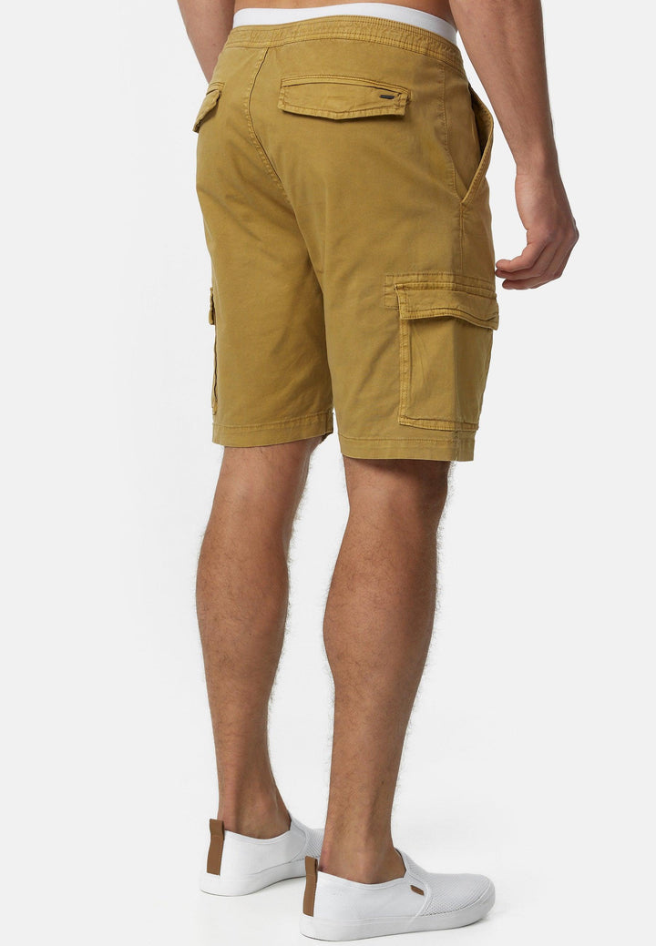 Indicode Herren Kinnaird Chino Cargo Shorts mit 6 Taschen aus 98% Baumwolle - INDICODE