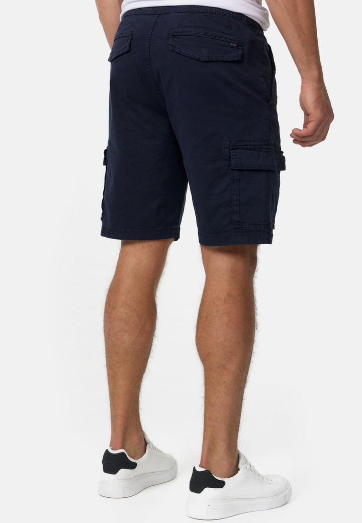 Indicode Herren Kinnaird Chino Cargo Shorts mit 6 Taschen aus 98% Baumwolle - INDICODE