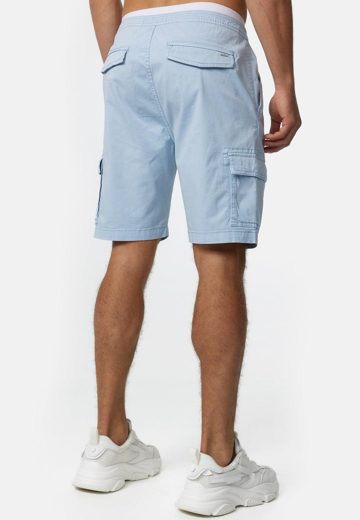 Indicode Herren Kinnaird Chino Cargo Shorts mit 6 Taschen aus 98% Baumwolle - INDICODE