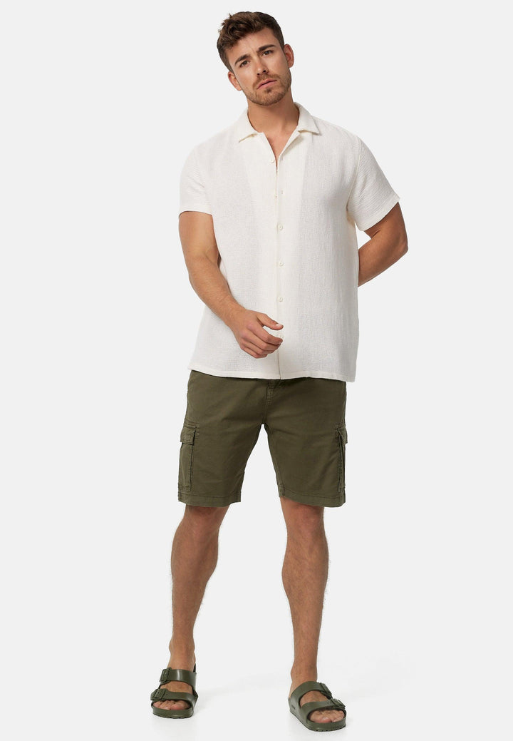 Indicode Herren Kinnaird Chino Cargo Shorts mit 6 Taschen aus 98% Baumwolle - INDICODE