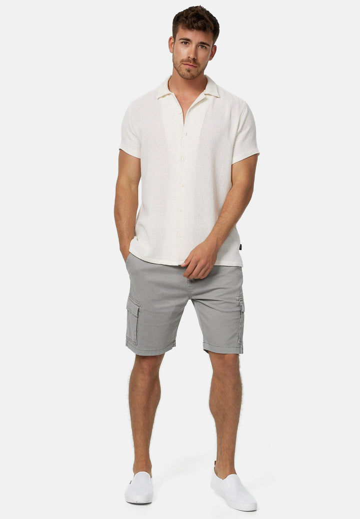 Indicode Herren Kinnaird Chino Cargo Shorts mit 6 Taschen aus 98% Baumwolle - INDICODE