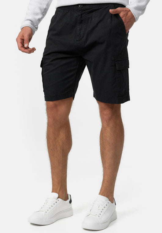 Indicode Men's Kinnaird Chino Cargo Shorts with 6 pockets in 98% cotton