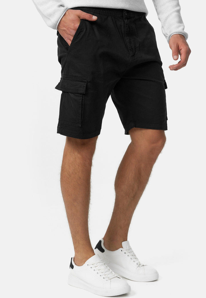 Indicode Herren Kinnaird Chino Cargo Shorts mit 6 Taschen aus 98% Baumwolle - INDICODE