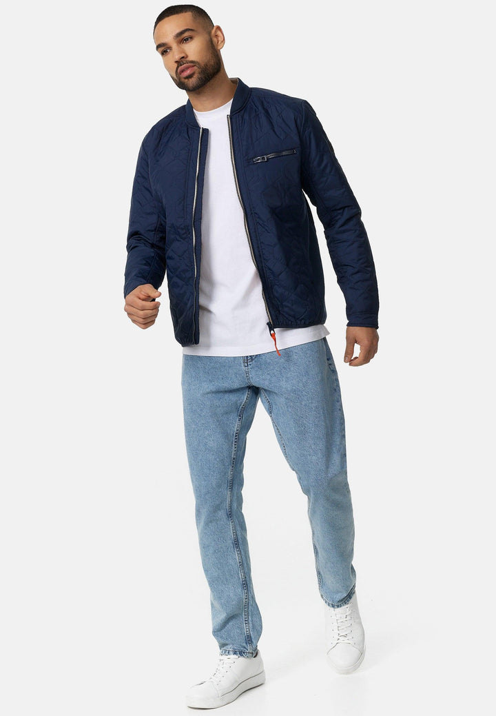 Indicode Herren Leander Steppjacke in Daunenjacken-Optik - INDICODE