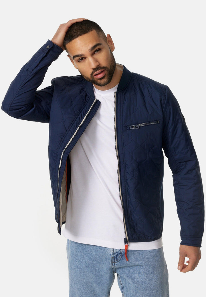 Indicode Herren Leander Steppjacke in Daunenjacken-Optik - INDICODE
