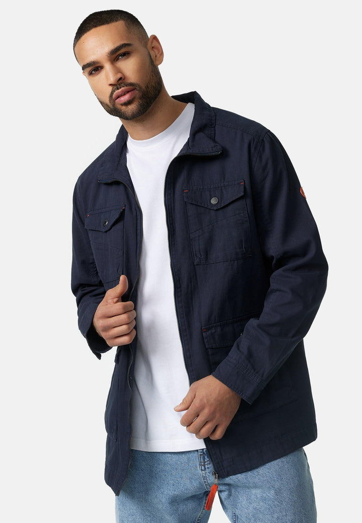 Indicode Herren Simeon Übergangsjacke aus Baumwolle - INDICODE