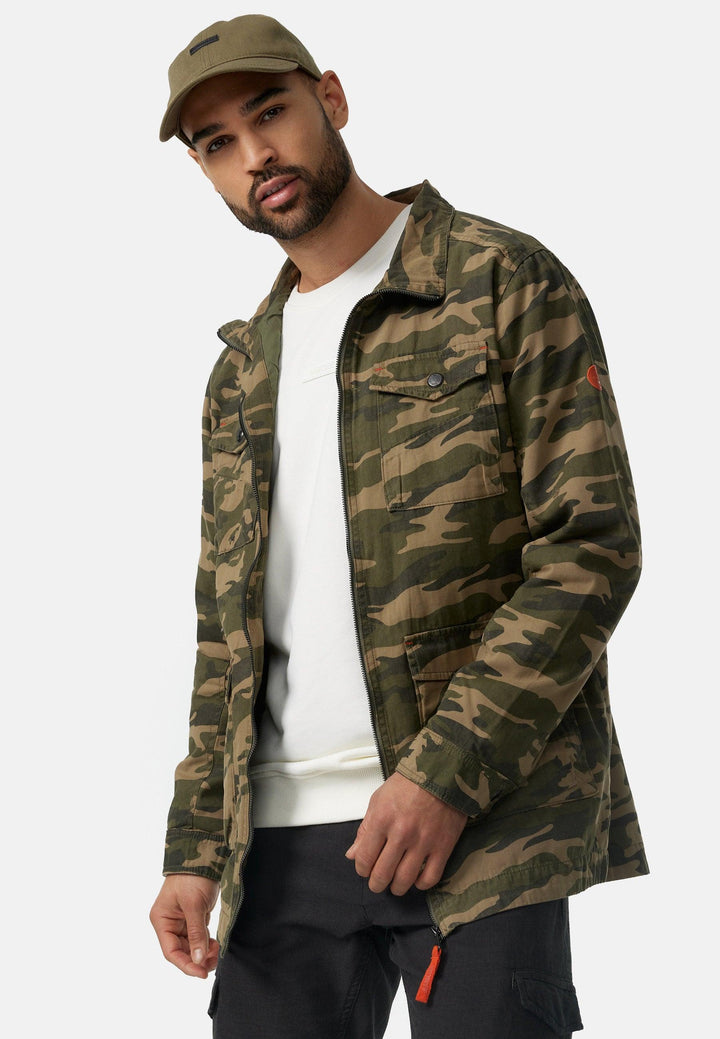 Indicode Herren Simeon Übergangsjacke aus Baumwolle - INDICODE