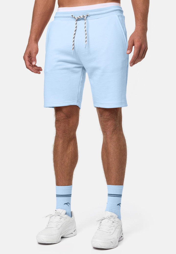 Indicode Herren Yates Sweatshorts mit Kordelzug und 3 Taschen - INDICODE