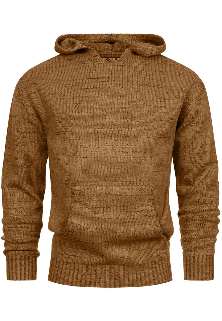 Indicode Herren INLedger Strickpullover mit Kapuze - INDICODE