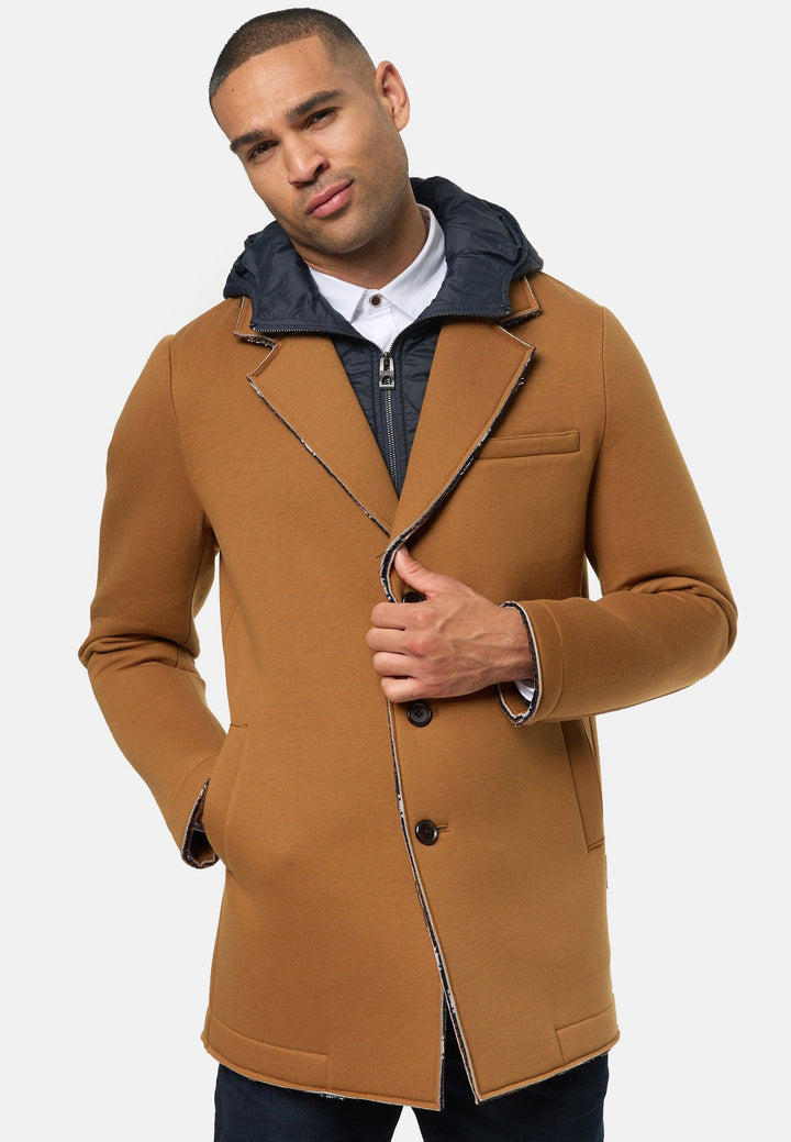 Indicode Herren INApostolos Softshell-Mantel mit Kapuze - INDICODE