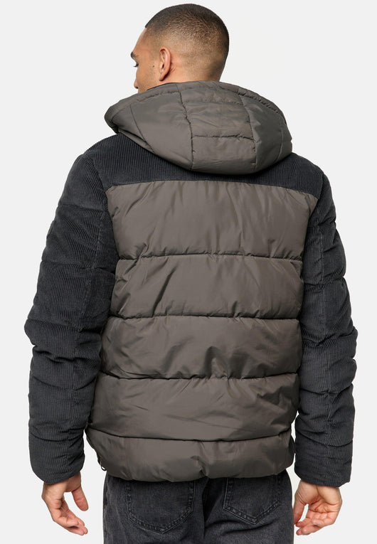 Indicode Herren INLockly Steppjacke mit Kapuze