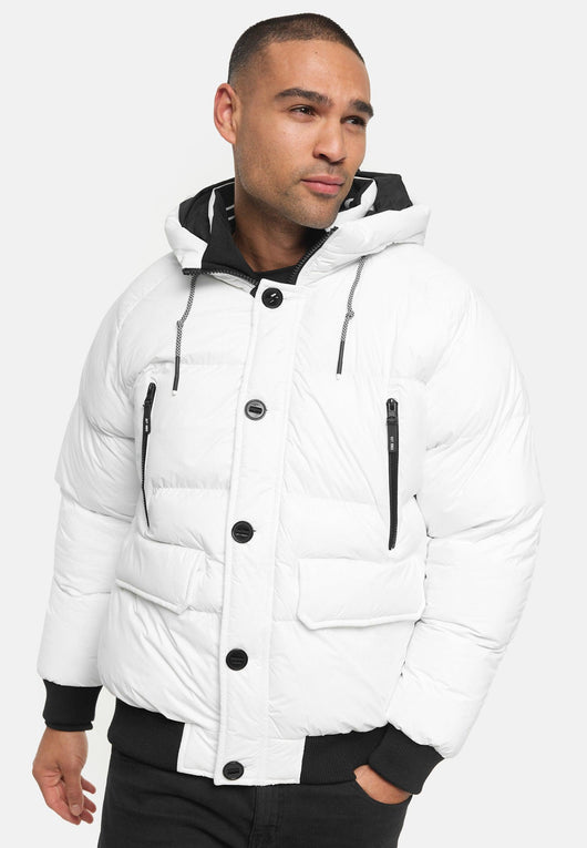 Indicode Herren INPaulix Steppjacke mit Kapuze