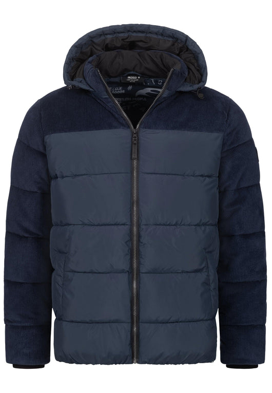 Indicode Herren INLockly Steppjacke mit Kapuze