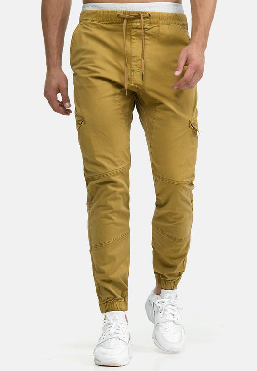 Indicode Herren Levy Cargohose aus Baumwolle mit 6 Taschen