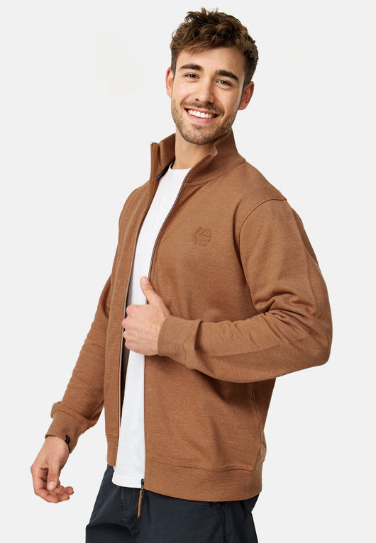 Indicode Herren INYanic Sweatjacke mit Stehkragen