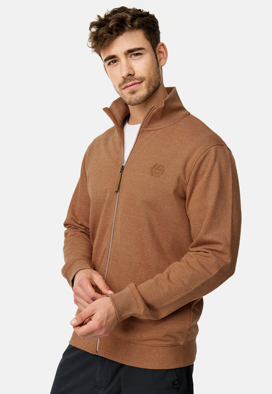 Indicode Herren INYanic Sweatjacke mit Stehkragen