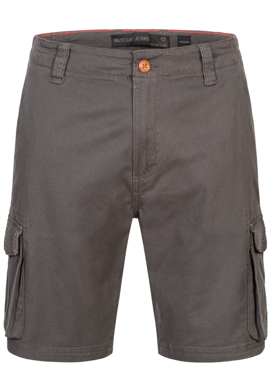 Indicode Herren INSolupe Cargo Shorts mit 6 Taschen aus 98% Baumwolle