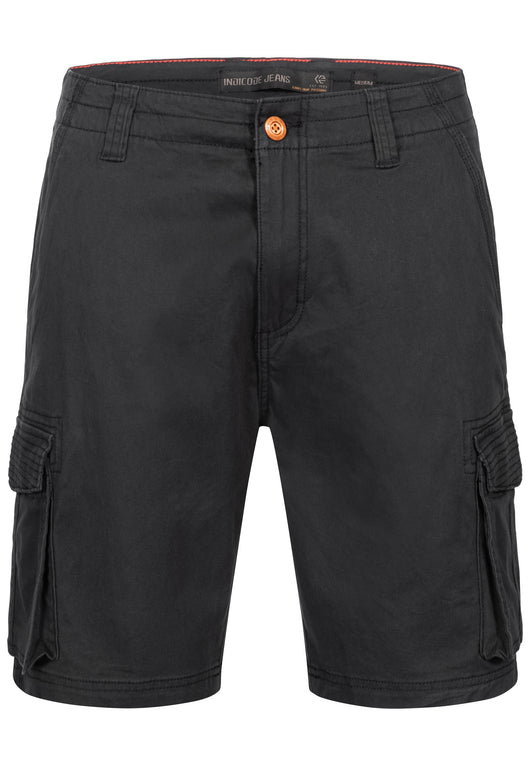 Indicode Herren INSolupe Cargo Shorts mit 6 Taschen aus 98% Baumwolle