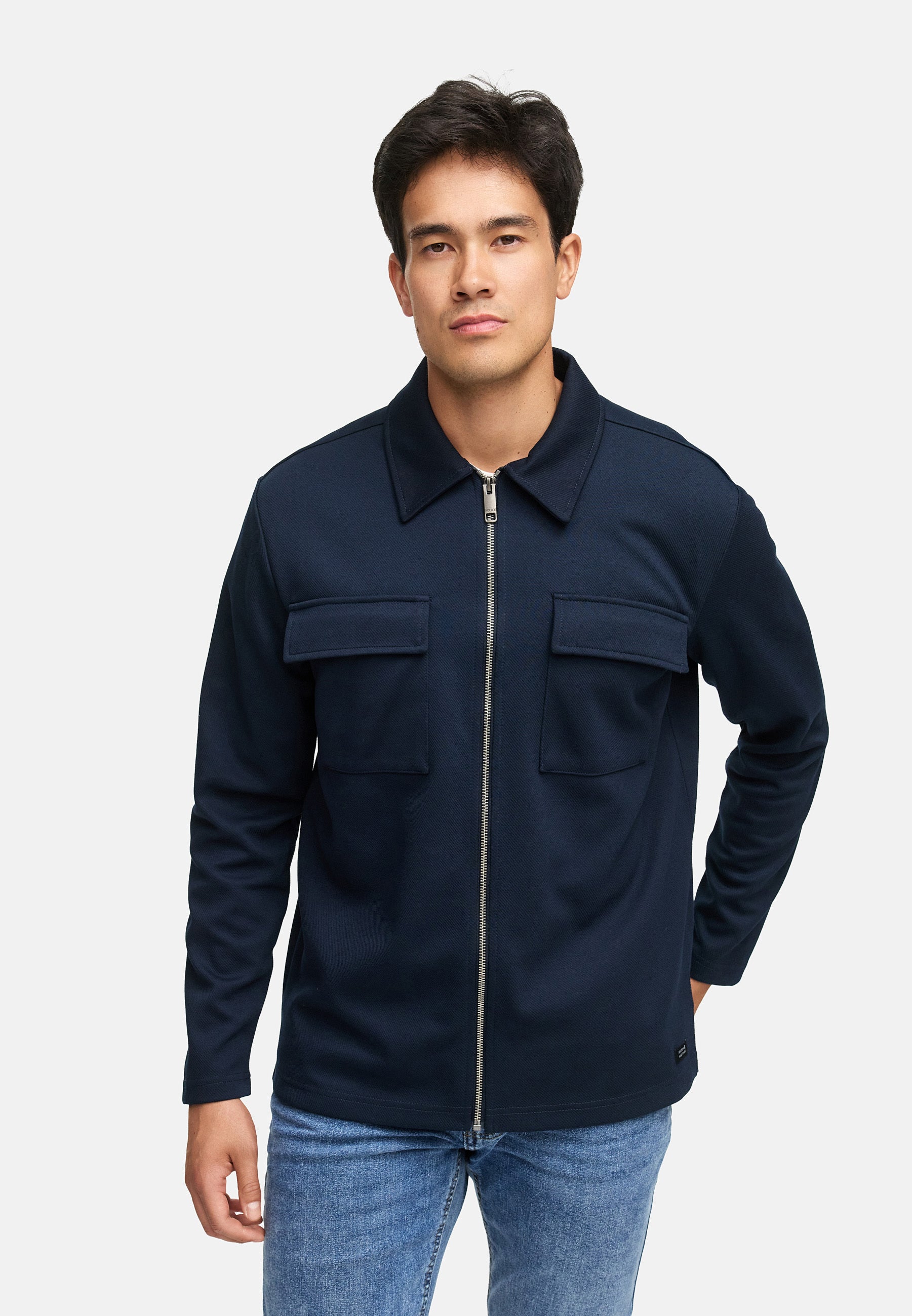 Hemd Langarm INNello Zip Shirt Produktbild