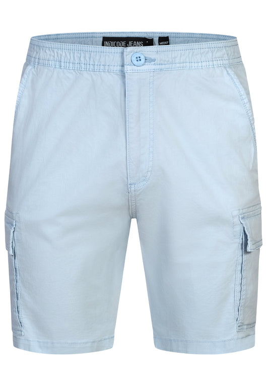 Indicode Men's Kinnaird Chino Cargo Shorts with 6 pockets in 98% cotton