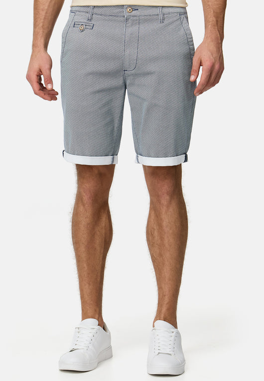 Indicode Men's Cuba Chino Shorts with 5 pockets incl. belt made of 100% cotton