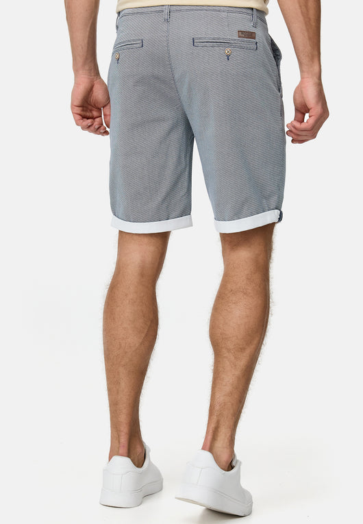Indicode Men's Cuba Chino Shorts with 5 pockets incl. belt made of 100% cotton