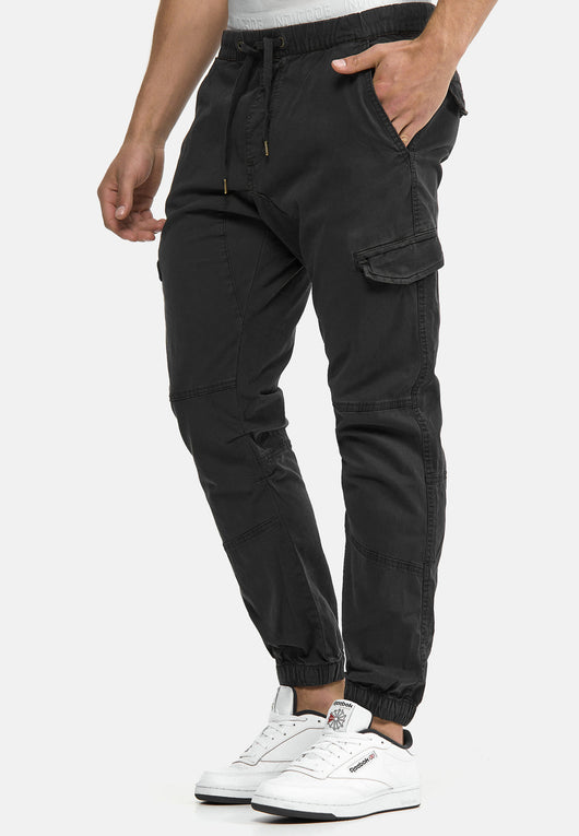 Indicode Men's Levy Cotton 6 Pocket Cargo Trousers