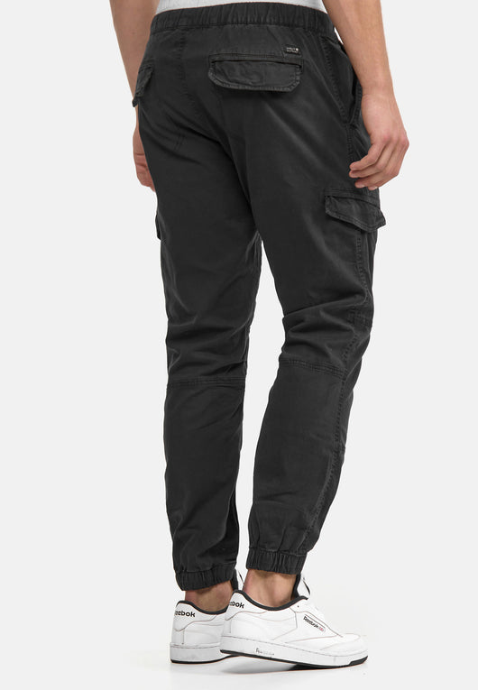 Indicode Men's Levy Cotton 6 Pocket Cargo Trousers