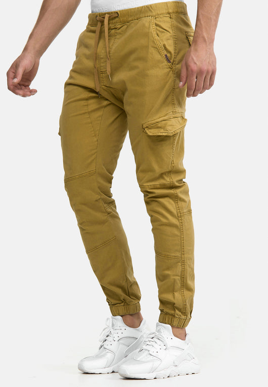 Indicode Men's Levy Cotton 6 Pocket Cargo Trousers