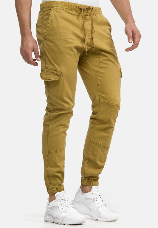 Indicode Men's Levy Cotton 6 Pocket Cargo Trousers