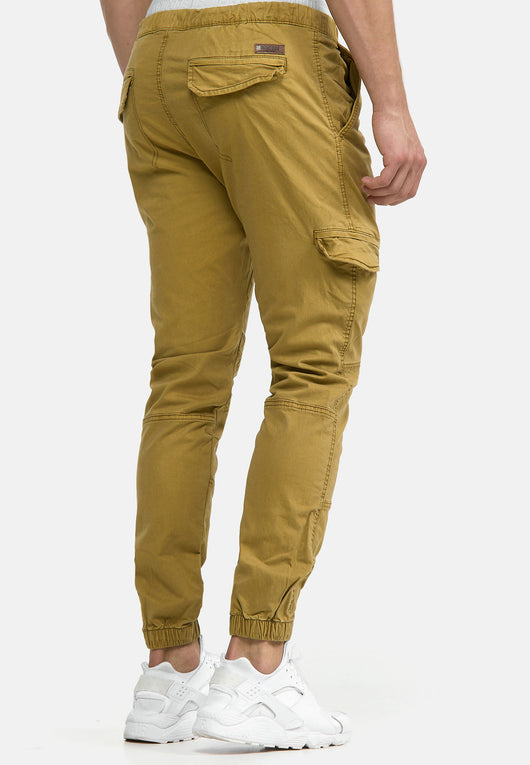 Indicode Men's Levy Cotton 6 Pocket Cargo Trousers