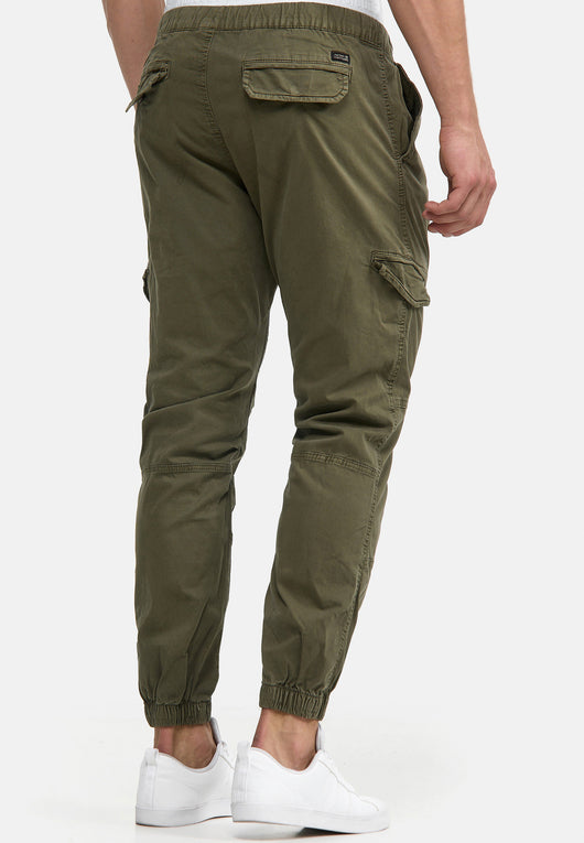 Indicode Men's Levy Cotton 6 Pocket Cargo Trousers
