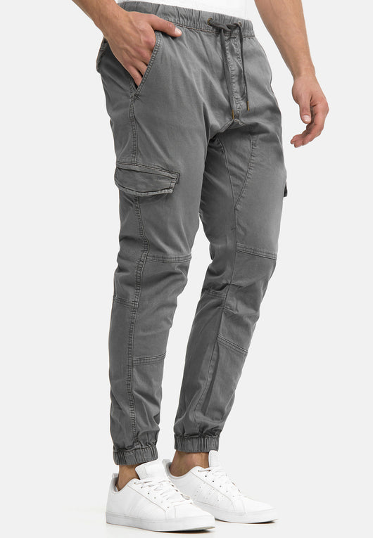 Indicode Men's Levy Cotton 6 Pocket Cargo Trousers