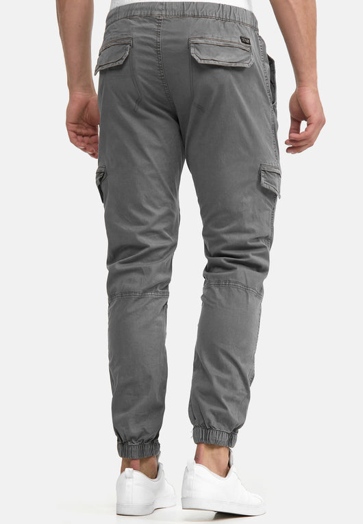 Indicode Men's Levy Cotton 6 Pocket Cargo Trousers